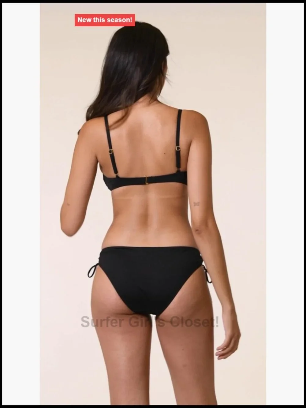 Over The Shoulder Wrap Bikini Swimsuit Top - Nylon Blend